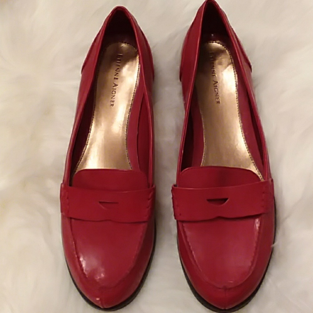 ETIENNE AIGNERE red flats 9.5